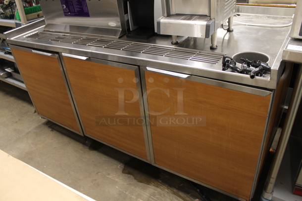 2022 Manitowoc IYT0420W-161 Ice Head on Cornelius ED250-BCZ 8 Flavor Carbonated Beverage Machine and Duke SUBBD-72-LM Stainless Steel Soda Station. 115 Volts, 1 Phase. Does Not Come w/ Keurig or Crathco Drink Dispenser Seen In Pictures. - Image 2 of 12