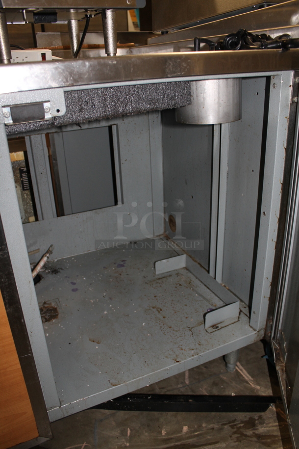2022 Manitowoc IYT0420W-161 Ice Head on Cornelius ED250-BCZ 8 Flavor Carbonated Beverage Machine and Duke SUBBD-72-LM Stainless Steel Soda Station. 115 Volts, 1 Phase. Does Not Come w/ Keurig or Crathco Drink Dispenser Seen In Pictures. - Image 8 of 12