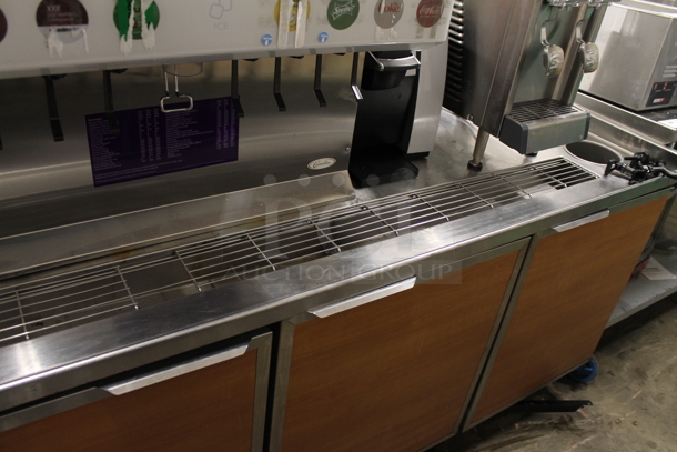 2022 Manitowoc IYT0420W-161 Ice Head on Cornelius ED250-BCZ 8 Flavor Carbonated Beverage Machine and Duke SUBBD-72-LM Stainless Steel Soda Station. 115 Volts, 1 Phase. Does Not Come w/ Keurig or Crathco Drink Dispenser Seen In Pictures. - Image 10 of 12