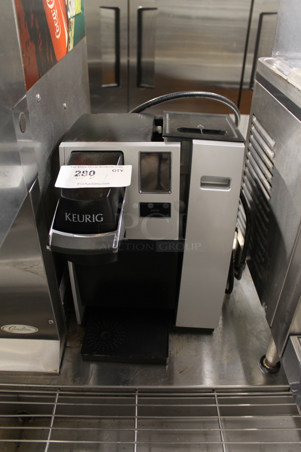 Keurig K150 Countertop Single Cup Coffee Machine. 120 Volts, 1 Phase.  - Image 1 of 5