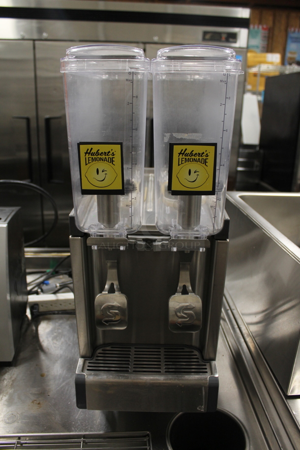 2018 Crathco CS-2E/1D-16 Stainless Steel Commercial Countertop 2 Hopper Refrigerated Beverage Machine. 120 Volts, 1 Phase. Tested and Powers On But Does Not Get Cold - Image 1 of 5