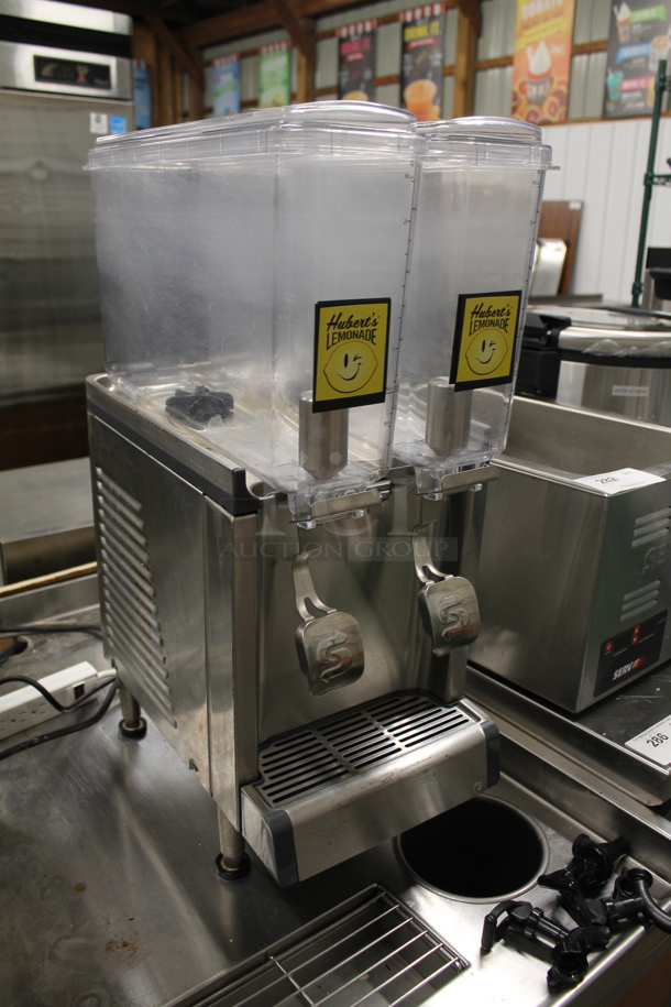 2018 Crathco CS-2E/1D-16 Stainless Steel Commercial Countertop 2 Hopper Refrigerated Beverage Machine. 120 Volts, 1 Phase. Tested and Powers On But Does Not Get Cold - Image 2 of 5