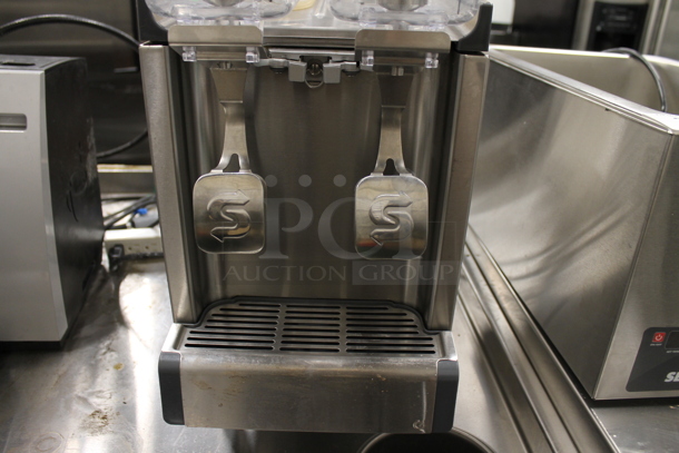 2018 Crathco CS-2E/1D-16 Stainless Steel Commercial Countertop 2 Hopper Refrigerated Beverage Machine. 120 Volts, 1 Phase. Tested and Powers On But Does Not Get Cold - Image 3 of 5