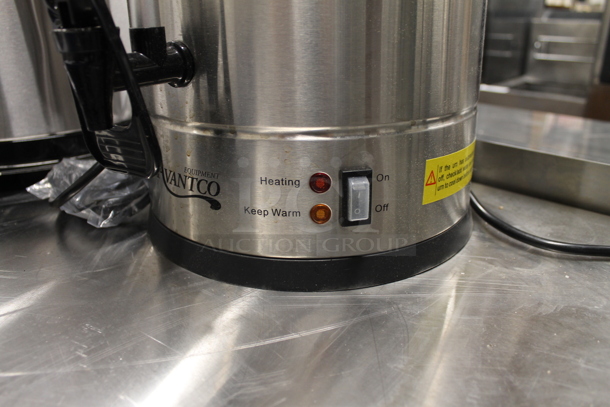 BRAND NEW SCRATCH AND DENT! Avantco 177CU100ETL Stainless Steel Commercial Countertop Coffee Maker. 120 Volts, 1 Phase.  - Image 3 of 6