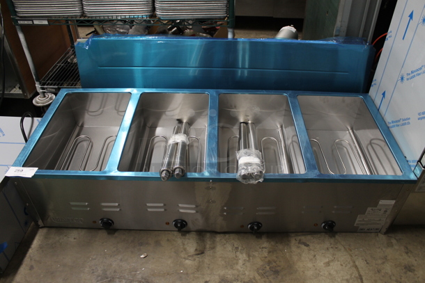 BRAND NEW SCRATCH AND DENT! Avantco 177STE4SA Stainless Steel Commercial 4 Bay Steam Table. 120 Volts, 1 Phase. Cannot Test Due To Plug Style - Image 2 of 7
