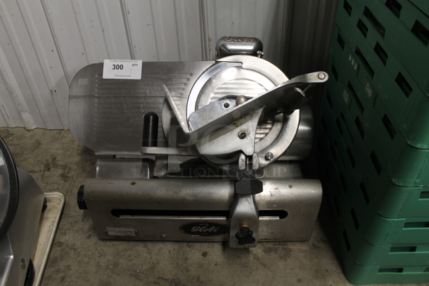 Globe 500L Stainless Steel Commercial Countertop Automatic Meat Slicer w/ Blade Sharpener. 120 Volts, 1 Phase. Tested and Working! - Image 1 of 6