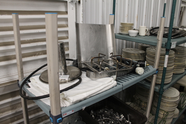 ALL ONE MONEY! Tier Lot of Various Items Including Metal Pieces and Extension Cord  - Image 3 of 3