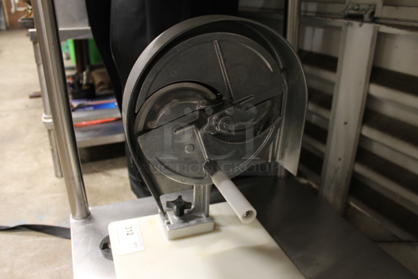 Nemco Metal Countertop Vegetable Slicer on Cutting Board Mount. - Image 3 of 5