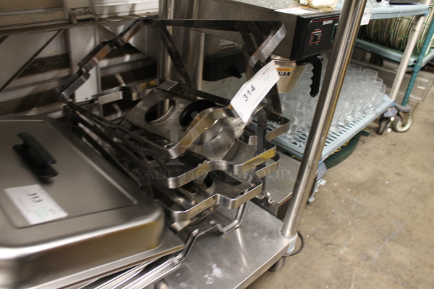 4 Metal Chafing Dish Frames. 4 Times Your Bid! - Image 2 of 2