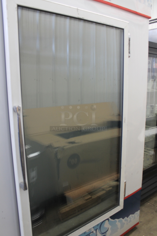 Metal Commercial Bagged Ice Freezer Merchandiser. Tested and Powers On But Does Not Get Cold - Image 7 of 11