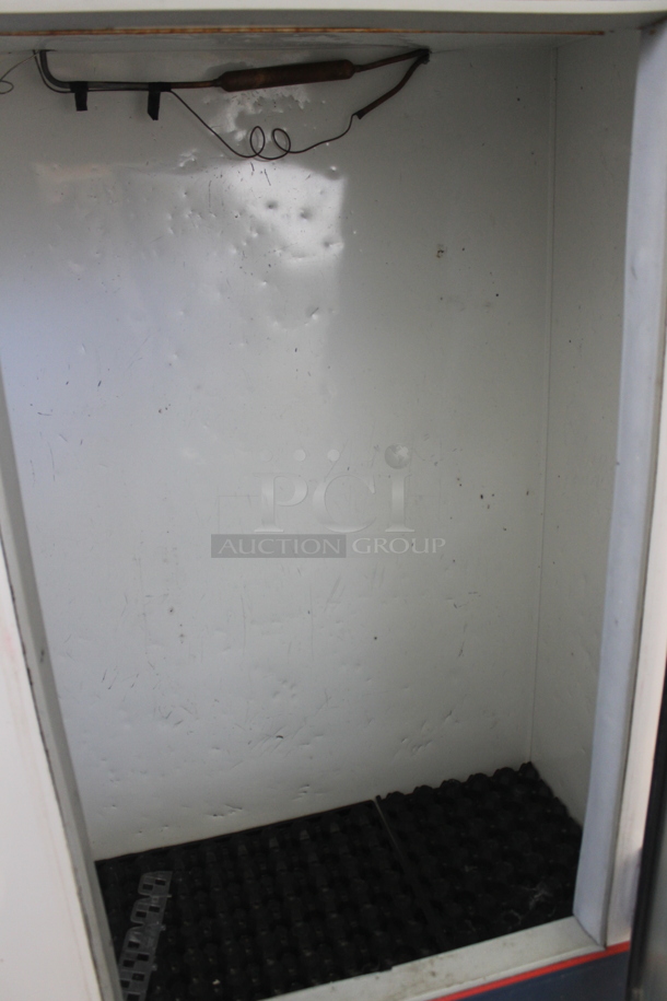 Metal Commercial Bagged Ice Freezer Merchandiser. Tested and Powers On But Does Not Get Cold - Image 8 of 11