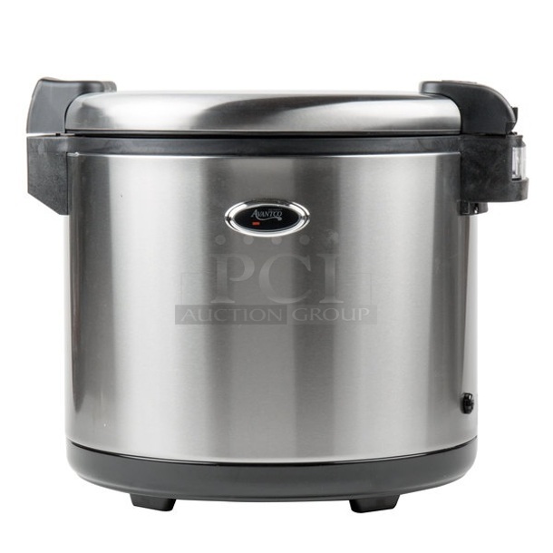 BRAND NEW SCRATCH AND DENT! 2023 Avantco RW90 Stainless Steel Commercial Countertop 92 Cup Electric Rice Warmer. 120 Volts, 1 Phase. Tested and Working! - Image 1 of 5