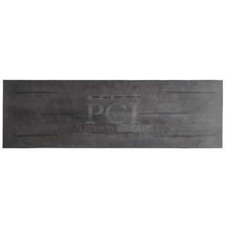 BRAND NEW IN BOX! Lancaster Table & Seating 3493096ANTGY Solid Wood Live Edge 30"x96" Antique Slate Gray Tabletop.