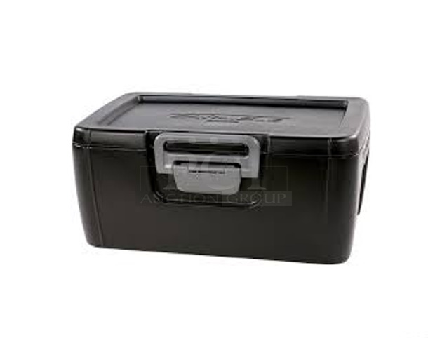 6 BRAND NEW SCRATCH AND DENT! Carlisle IT18003 Cateraide™ IT Onyx Black Top Loading 8" Deep Insulated Food Pan Carrier. 6 Times Your Bid! - Image 1 of 5