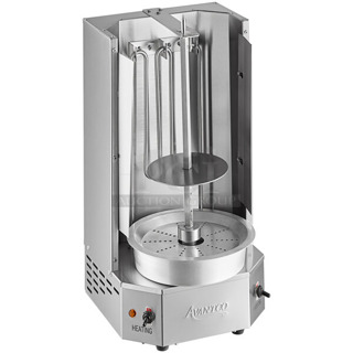 BRAND NEW SCRATCH AND DENT! 2023 Avantco 177VBE101A Stainless Steel Commercial Countertop Electric 20 lb. Vertical Broiler. 120 Volts, 1 Phase. Tested and Working!