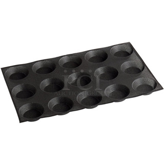 5 BRAND NEW SCRATCH AND DENT! Sasa Demarle Flexipan® Air SF-01674 Silicone 15 Compartment Tartlet Mold - 3 3/4" x 3 3/4" x 1" Cavities. 5 Times Your Bid!
