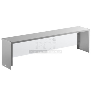 BRAND NEW SCRATCH AND DENT! Avantco 177EST4SG 57" Overshelf with Sneeze Guard for Select Avantco 177EST4SG Units