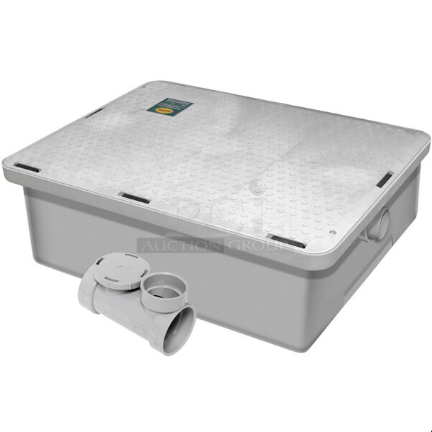 BRAND NEW SCRATCH AND DENT! Endura 3925A02LO Lo-Pro 50 lb. 25 GPM Low Profile Grease Trap with - Image 1 of 5
