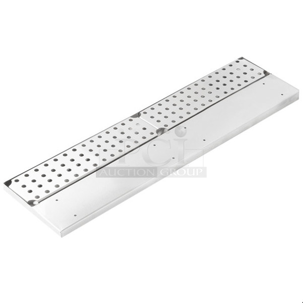 BRAND NEW SCRATCH AND DENT! Advance Tabco 109DRKR36 DRKR-36 36" Stainless Steel Bar Drink Rail - Image 1 of 3