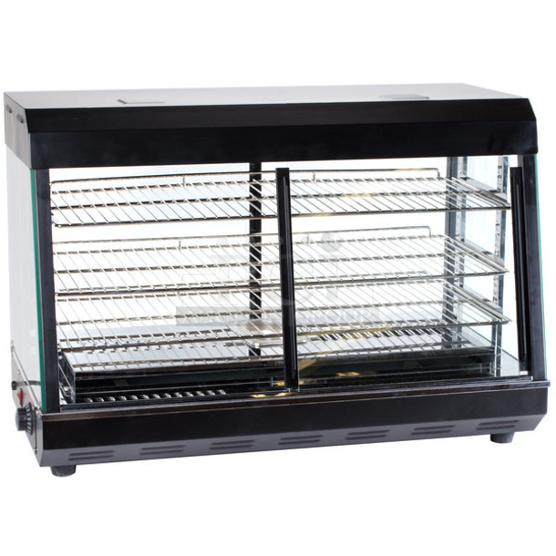 BRAND NEW SCRATCH AND DENT! 2023 Avantco 177HDC26 Metal Commercial Countertop 26" Heated Display Warmer Merchandiser. 120 Volts, 1 Phase.  - Image 1 of 5