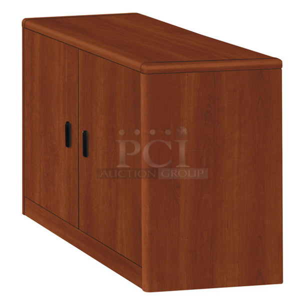 BRAND NEW SCRATCH AND DENT! Hon 328HON10729C 107291CO 10700 Series 36" x 20" x 29 1/2" Cognac Locking Storage Cabinet - Image 1 of 5