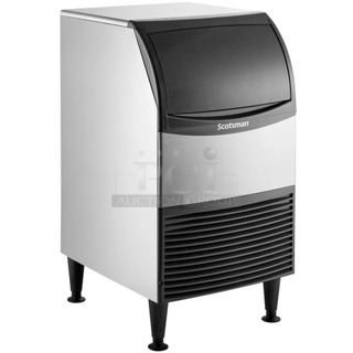 BRAND NEW SCRATCH AND DENT! 2022 Scotsman CU0920MA-1A Stainless Steel Commercial Self Contained Ice Machine. 115 Volts, 1 Phase. 