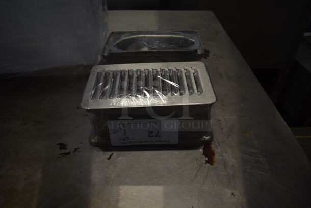Box of BRAND NEW 231-01466 Poly Hoppers and 2 Metal Drip Trays for Beverage Machine. - Image 3 of 10