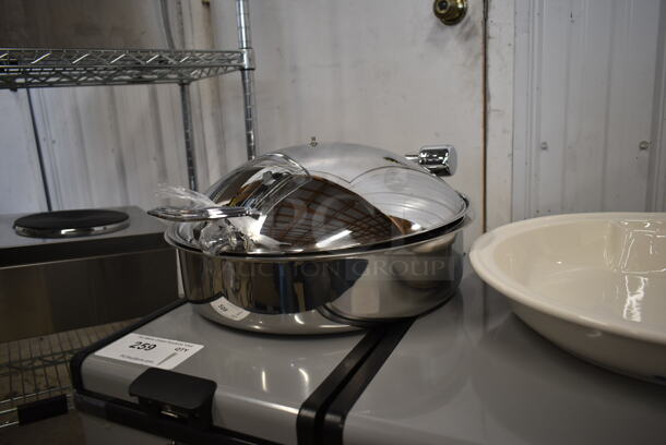ALL ONE MONEY! Lot of BRAND NEW SCRATCH AND DENT! Stainless Steel Pot w/ Hinge Lid and Bowl - Image 4 of 6
