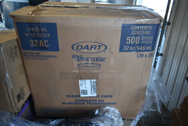 PALLET LOT of 18 Various Boxes of Paper Products Including Dart 32AC Clear Cups, Dart Famouservice Dinnerware 10-25" Plates, Fineline 10" Black Plates, Choice 6-16 oz Vented Paper Lids, Fineline 7.5" Salad Plates, Fineline 6" Dessert Plates, Fineline 10" Dinner Plates,  Choice Clear Plastic Lids, Choice Paper Lids, Newspring NC948B. 18 Times Your Bid! - Image 4 of 9