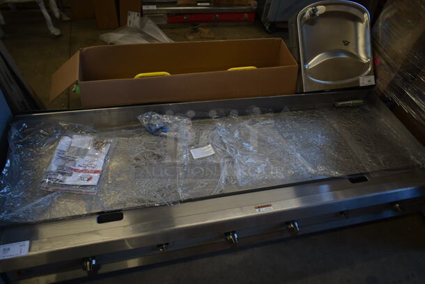 BRAND NEW SCRATCH AND DENT! Cooking Performance Group CPG 351GTCPG72NL Stainless Steel Commercial Countertop Natural Gas Powered Flat Top Griddle. 180,000 BTU. - Image 8 of 9