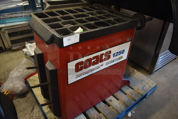 Coats 1250 Metal Commercial Floor Style 2D Wheel Balancer with Laser Guided Operation. 220-250 Volts, 1 Phase. - Image 2 of 7