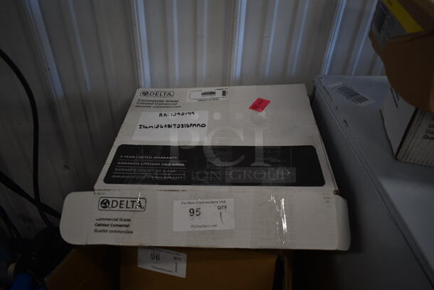 BRAND NEW SCRATCH AND DENT! Delta Faucet 26A81T231SPMMO 81T231SP-MMO H2Optics 13" Exposed Solar Sensor Flush Valve with Vacuum Breaker for 3/4" Top Spud Urinals - Image 2 of 5