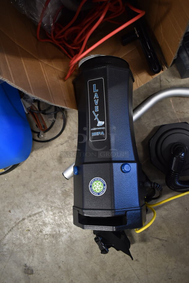 BRAND NEW SCRATCH AND DENT! Lavex 457LAVBP6QT 6 Qt. Backpack Vacuum with HEPA Filtration and 8-Piece Tool Kit. Tested and Working! - Image 5 of 8