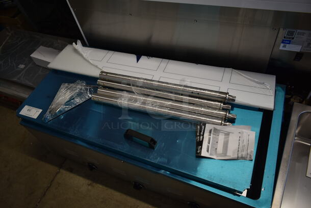 BRAND NEW SCRATCH AND DENT! Avantco 177STE3S Stainless Steel Commercial Three Bay Open Well Electric Steam Table with Undershelf. 120 Volts, 1 Phase. Tested and Working! - Image 4 of 7