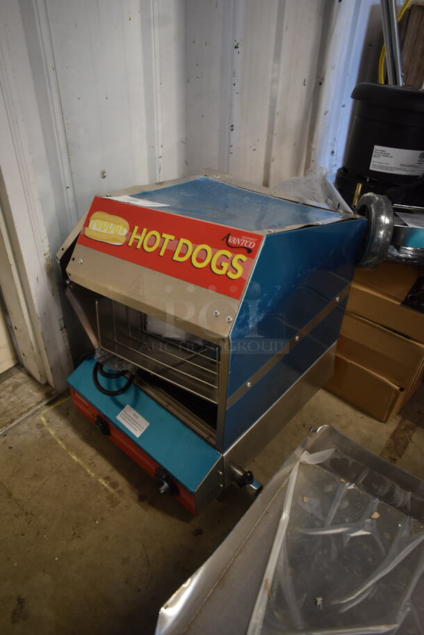 BRAND NEW SCRATCH AND DENT! Avantco 177HDS175 Stainless Steel Commercial 175 Dog / 40 Bun Hot Dog Steamer. Heating Elements Are Missing. 120 Volts, 1 Phase.  Tested and Powers On But Does Not Get Hot - Image 3 of 5