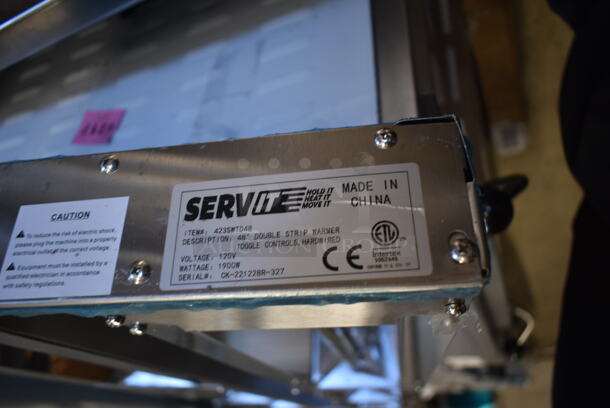 BRAND NEW SCRATCH AND DENT! ServIt 423SWTD48 Stainless Steel Commercial Warming Strip. 120 Volts, 1 Phase. - Image 5 of 5