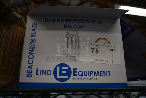 BRAND NEW SCRATCH AND DENT! Lind Equipment LE360LED-FS 927LE360FS Beacon360 Blaze Portable LED Area Light with Floor Stand - 100W, 14,300 Lumens - Image 3 of 6