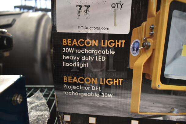 BRAND NEW SCRATCH AND DENT! Lind Equipment LE965LEDC 360 Yoke Rechargeable LED Floodlight with Adjustable Stand - 30W, 4,000 Lumens - Image 4 of 6