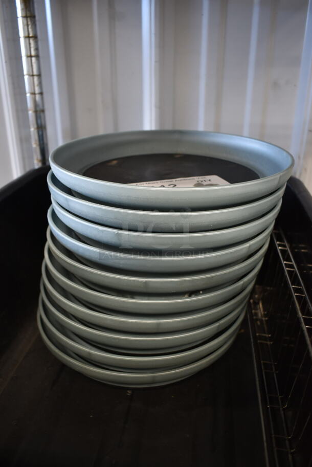 ALL ONE MONEY! Lot of BRAND NEW SCRATCH AND DENT! Items; 10 Aladdin Temp-Rite Gray Round Trays, Frymaster 3691061455SP Hose Assembly and Black Poly Bin - Image 5 of 9