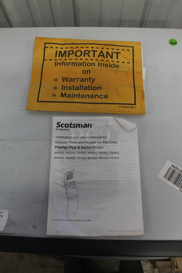 BRAND NEW! 2023 Scotsman FS1222A-32B Prodigy Plus Series 22" Flake Ice Machine - 1100 lb. 115 Volts, 1 Phase.  - Image 6 of 7
