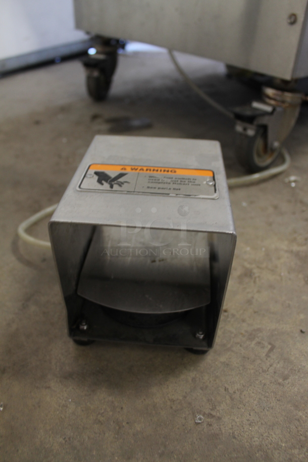 2020 Hobart MG2032 Metal Commercial Floor Style Electric Powered Meat Grinder w/ Foot Pedal on Commercial Casters. 208 Volts, 3 Phase. - Image 3 of 9
