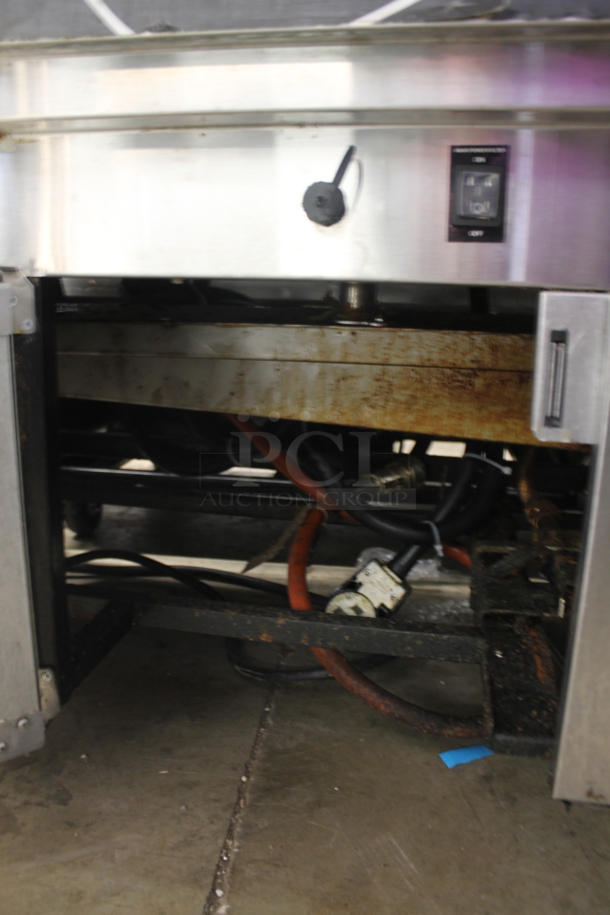 2021 Henny Penny EEE-154 Evolution Elite Stainless Steel Commercial Floor Style Electric Powered 4 Bay Deep Fat Fryer. 208 Volts, 3 Phase.  - Image 5 of 9