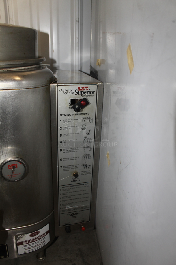 Curtis RU-300 Stainless Steel Commercial Countertop Automatic Coffee Urn.  - Image 2 of 5