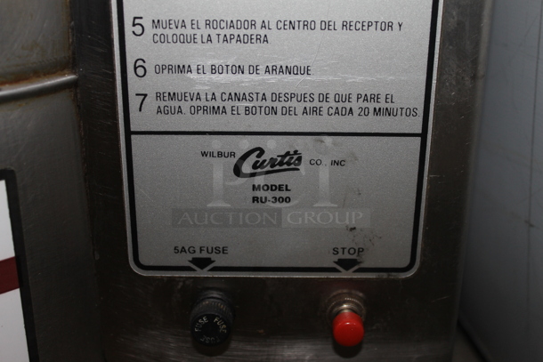 Curtis RU-300 Stainless Steel Commercial Countertop Automatic Coffee Urn.  - Image 5 of 5