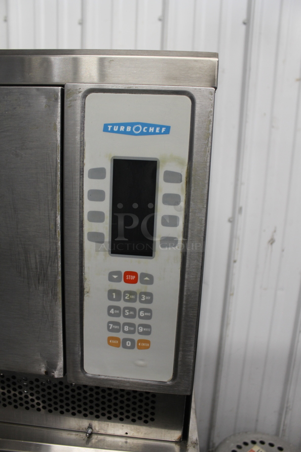 2 Turbochef NGC Stainless Steel Commercial Electric Powered Rapid Cook Ovens on Stainless Steel Equipment Stand w/ Commercial Casters. 208/240 Volts, 1 Phase. 2 Times Your Bid! - Image 3 of 7