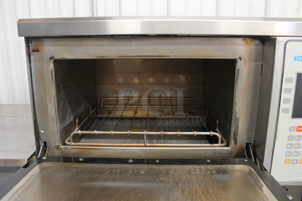 2 Turbochef NGC Stainless Steel Commercial Electric Powered Rapid Cook Ovens on Stainless Steel Equipment Stand w/ Commercial Casters. 208/240 Volts, 1 Phase. 2 Times Your Bid! - Image 4 of 7