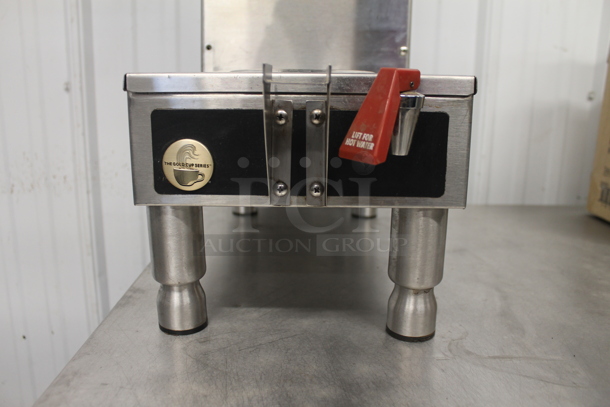 Curtis GEMSS63A1000 Stainless Steel Commercial Countertop Coffee Machine w/ Hot Water Dispenser and Poly Brew Basket. 120/220 Volts, 1 Phase.  - Image 4 of 5