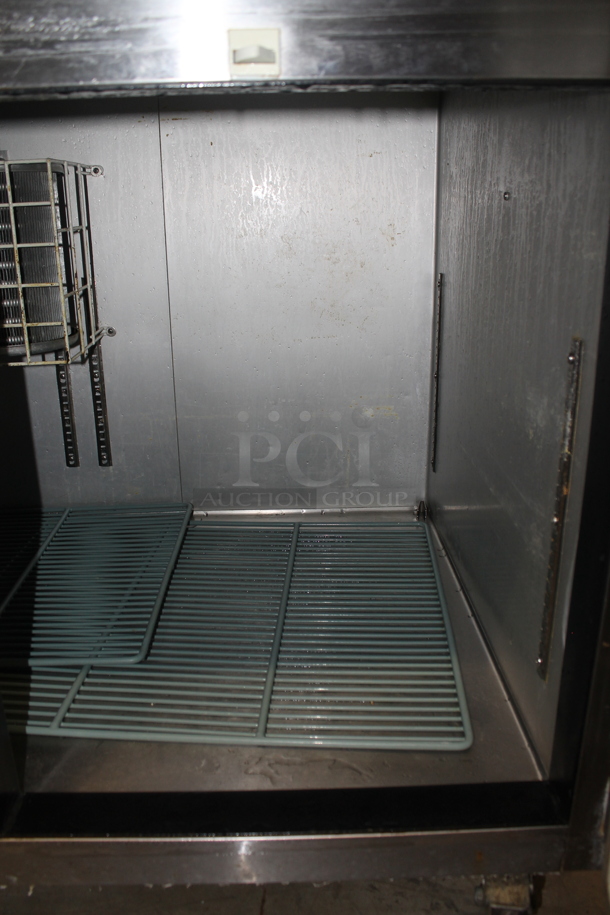 2014 Leader LB60 S/C Stainless Steel Commercial 3 Door Undercounter Cooler. 115 Volts, 1 Phase. Tested and Powers On But Does Not Get Cold - Image 3 of 6