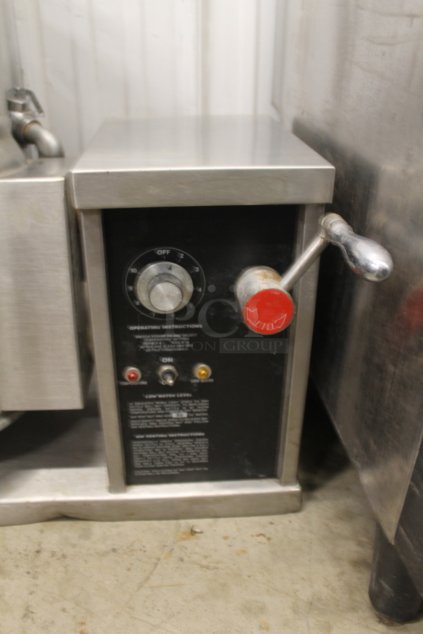 Market Forge FCT-6 Stainless Steel Commercial Countertop Electric Powered 6 Gallon Steam Kettle. 208 Volts, 1 Phase. - Image 2 of 5