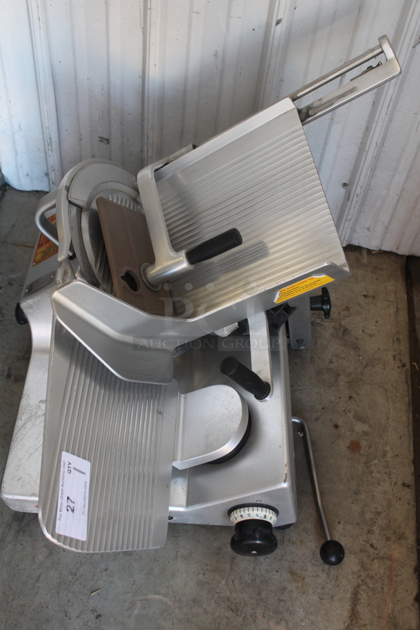 Bizerba SE 12 US Stainless Steel Commercial Countertop Meat Slicer. 120 Volts, 1 Phase. Tested and Working! - Image 2 of 6
